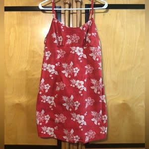 Wild Fable Women’s Red Floral Sun Dress in Size Large